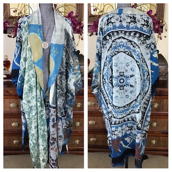 Free People Leonora Kimono.  NWT. - Picture 4 of 8